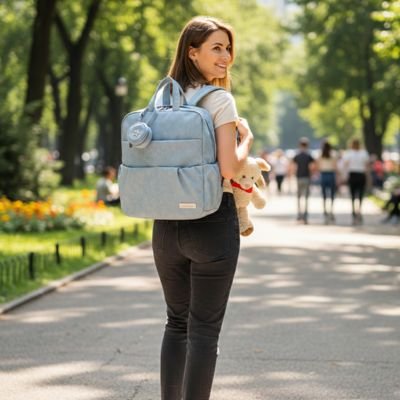 Sac a langer avec maman et ourson