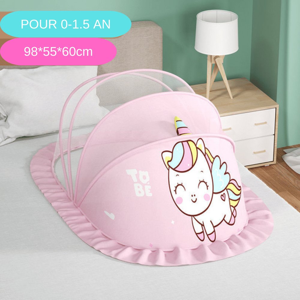 MosquitoSafe™ I Moustiquaire portable pour lit de bébé et pour l'extérieur - BébéMamanEnfant