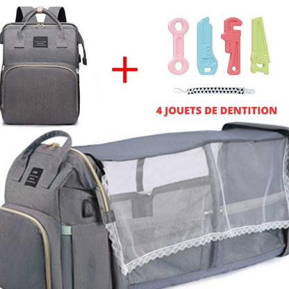 BabyTravelBag™ I Sac à dos pliable à langer.