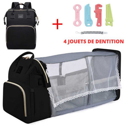 BabyTravelBag™ I Sac à dos pliable à langer.