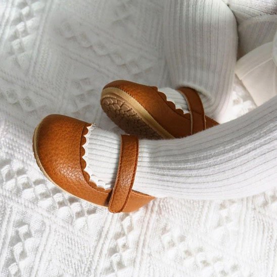 Chaussure bebe fille brun 