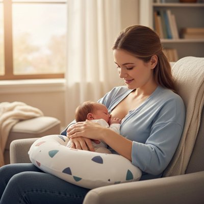 Coussin d'allaitement triangle