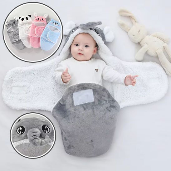 Nid d'ange gris elephant avec détails