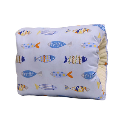 Coussin d'allaitement | Poissons gris et colorés