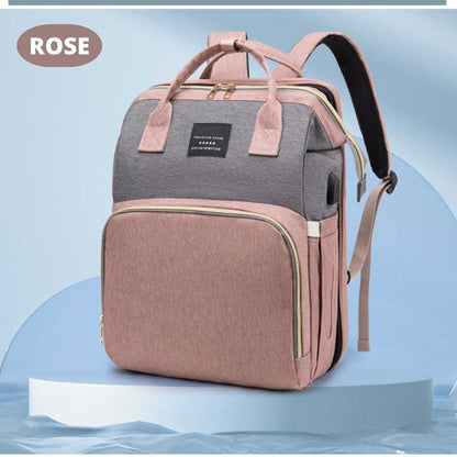 BabyTravelBag™ I Sac à dos pliable à langer. - BébéMamanEnfant