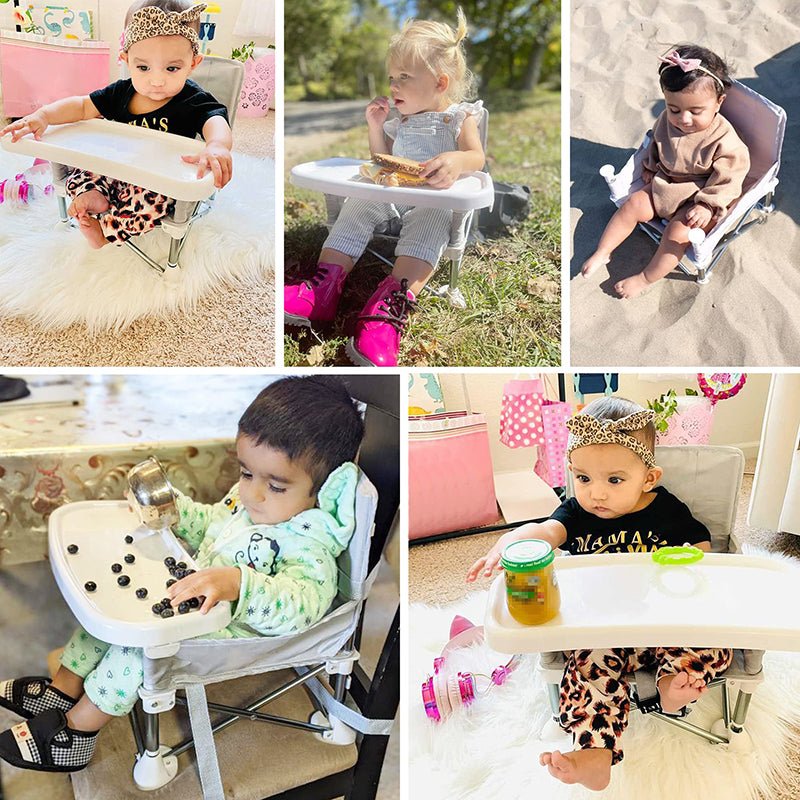 BabyTravelChair™ I Chaise pour bébé portable et pliante - BébéMamanEnfant